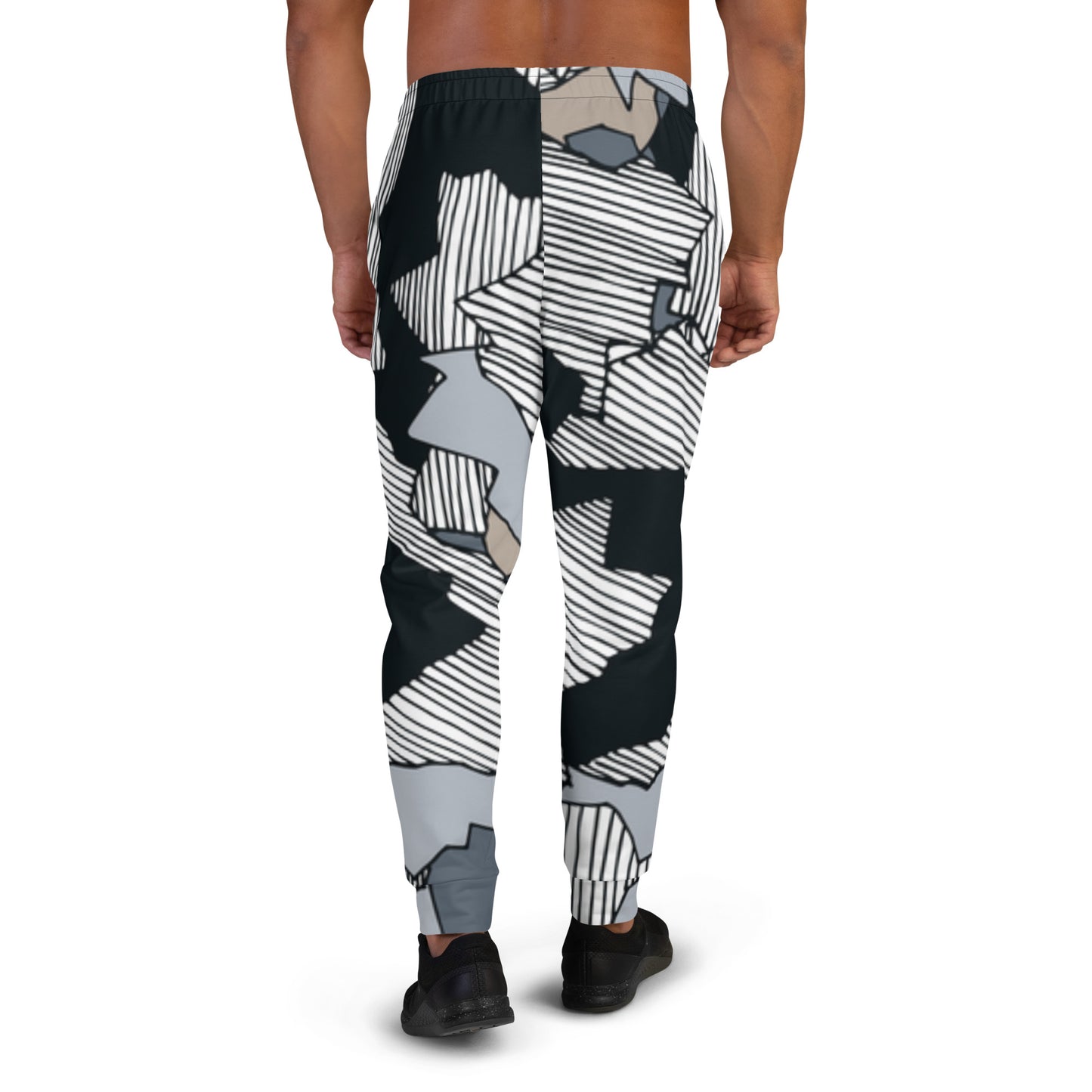 Black N White Men's Joggers