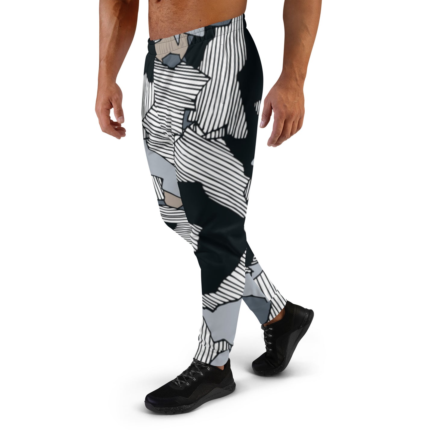 Black N White Men's Joggers