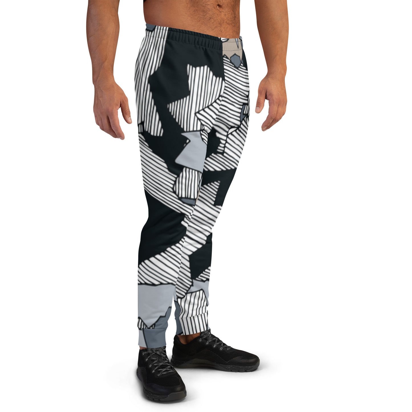 Black N White Men's Joggers