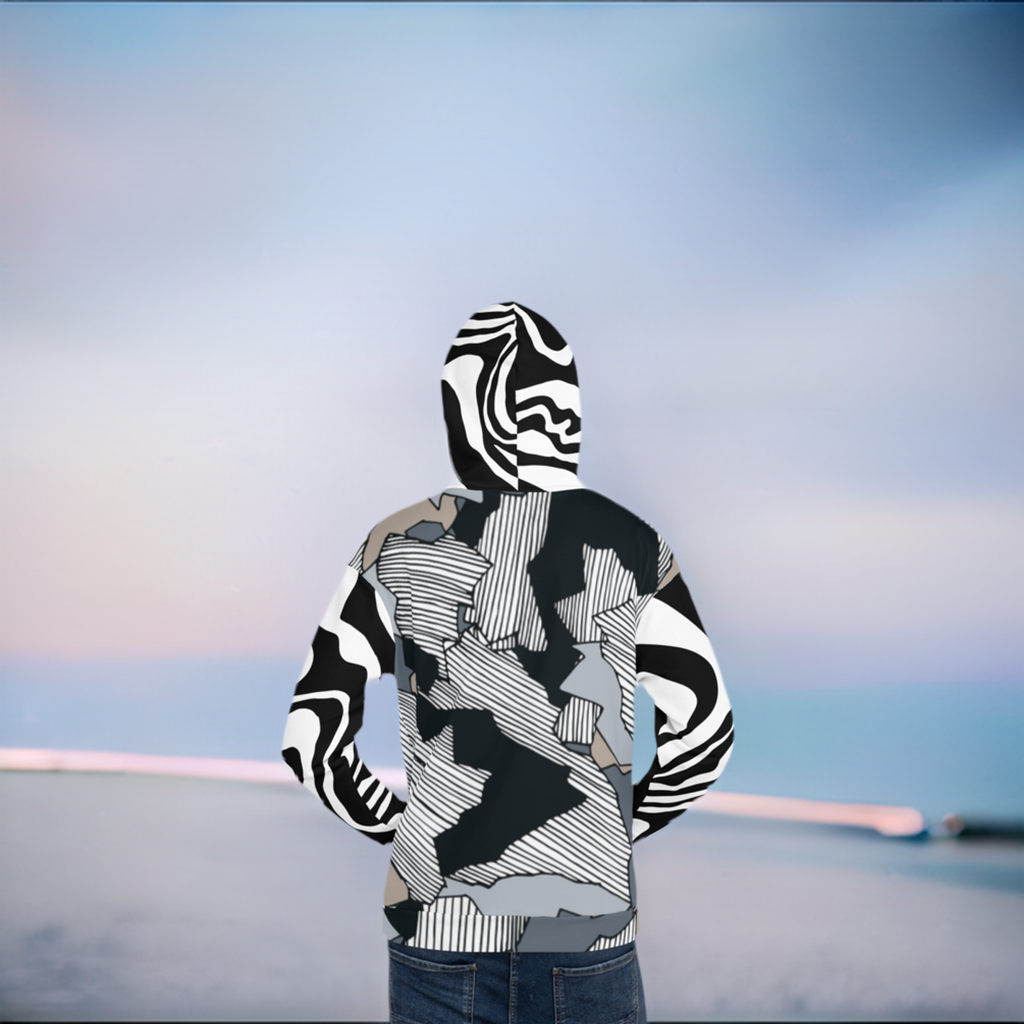 Black N White Unisex Hoodie