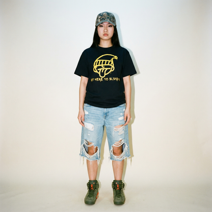 NOT HERE TO BL3ND IN Tee