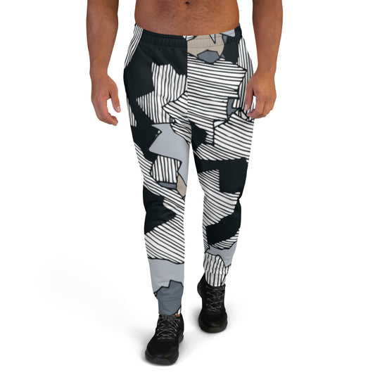 Black N White Men's Joggers